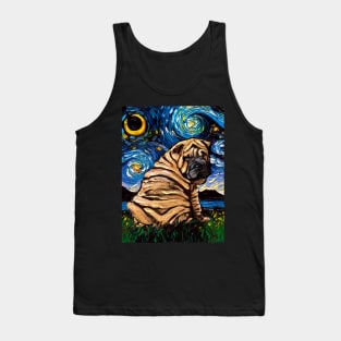 Shar Pei Night (Fawn) Tank Top